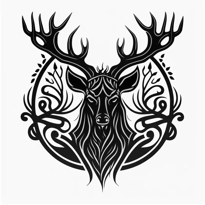 Animal Heads Tattoo Illustration Vector Designs