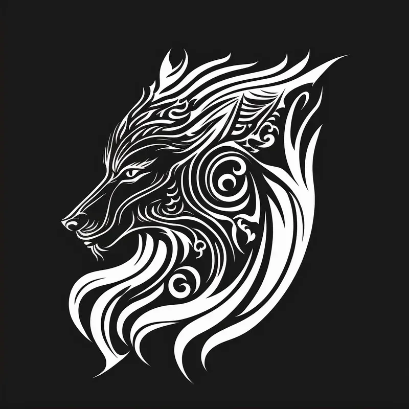Animal Heads Tattoo Illustration Vector Designs