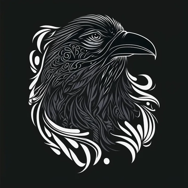 Animal Heads Tattoo Illustration Vector Designs