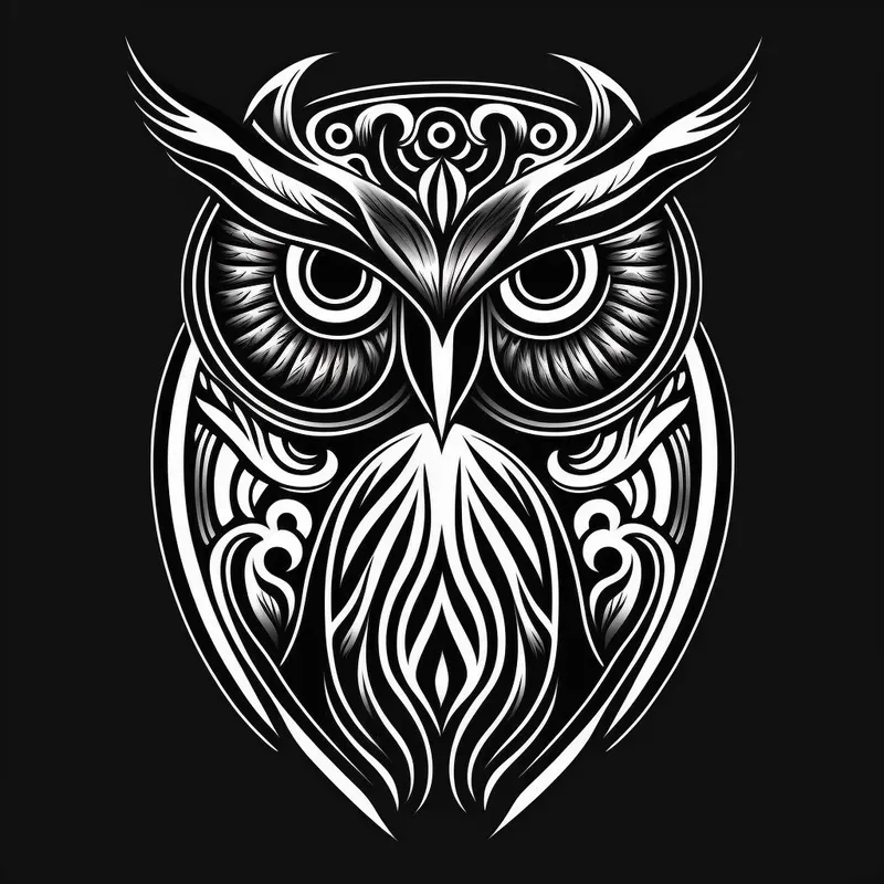 Animal Heads Tattoo Illustration Vector Designs