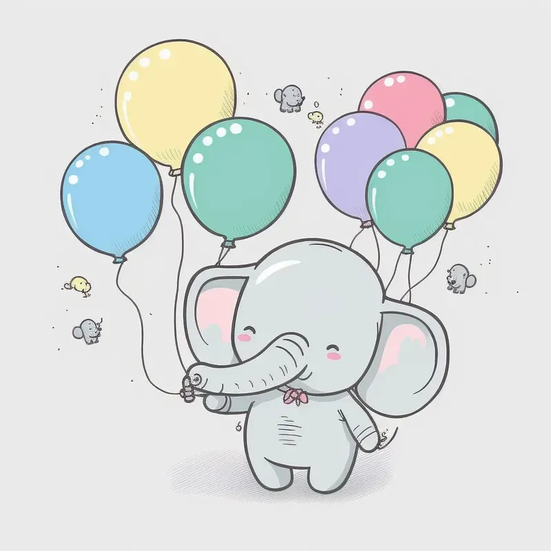Kawaii Cute Animals - Stickers