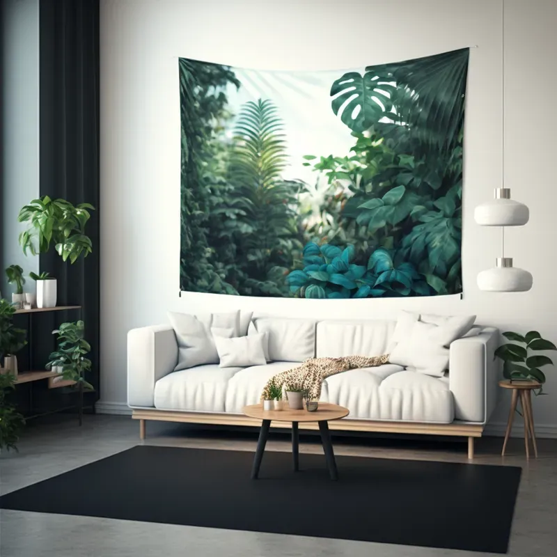 Wall Tapestry Mockups - Room Walls