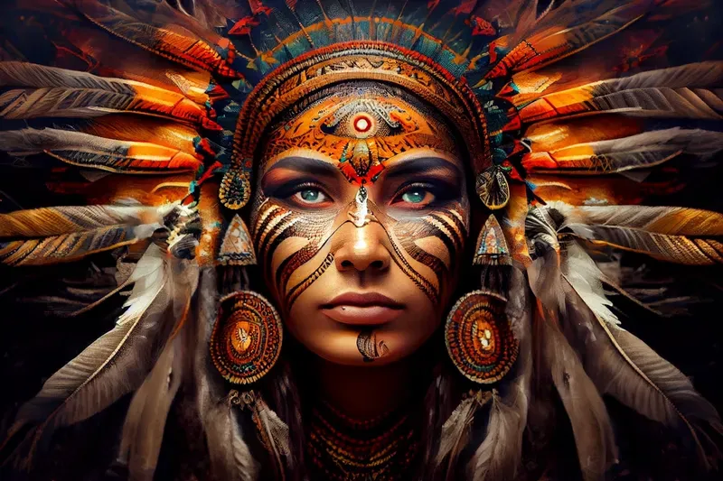 Native American Shamanic Animals Art