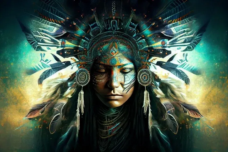 Native American Shamanic Animals Art