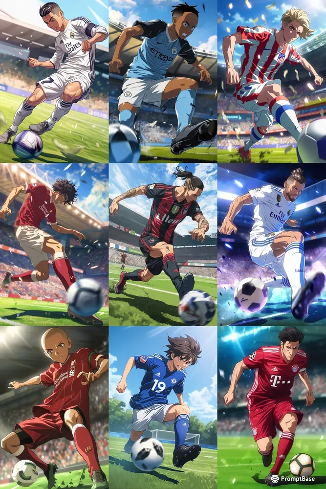 Screenshots Soccer Manga Anime