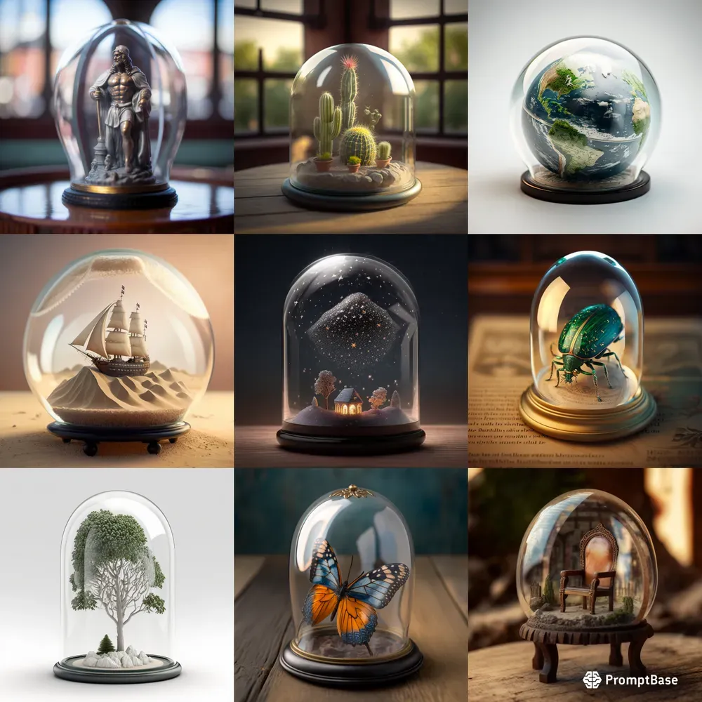 Precious In Glass Domes