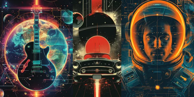 Futuristic Covers For Music Albums generated by undefined