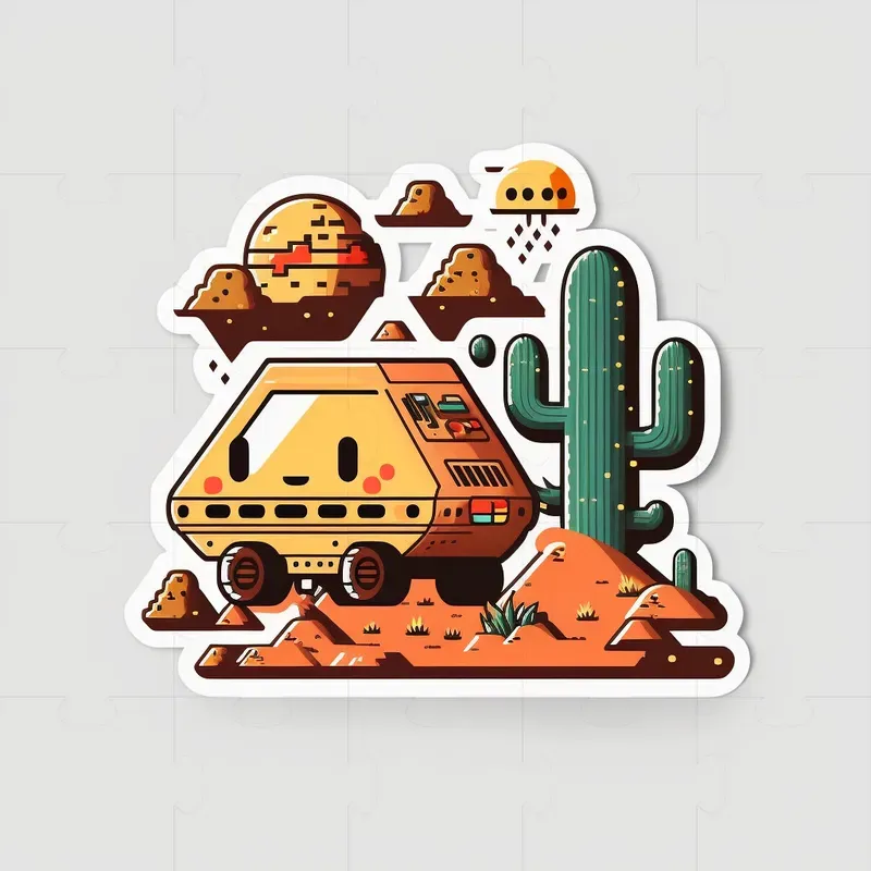 Retro Gaming Pixel Stickers
