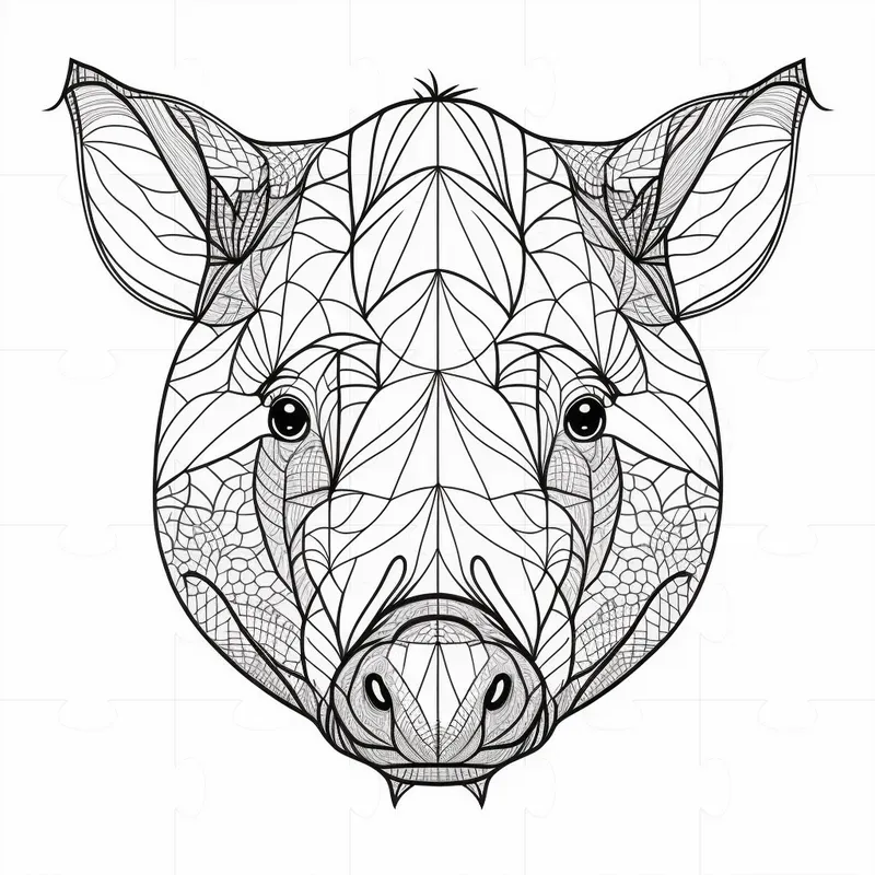 Symmetrical Animals Coloring Books