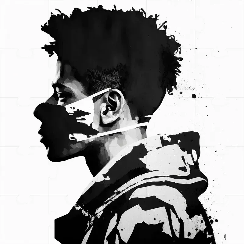 Stencil Art Illustrations