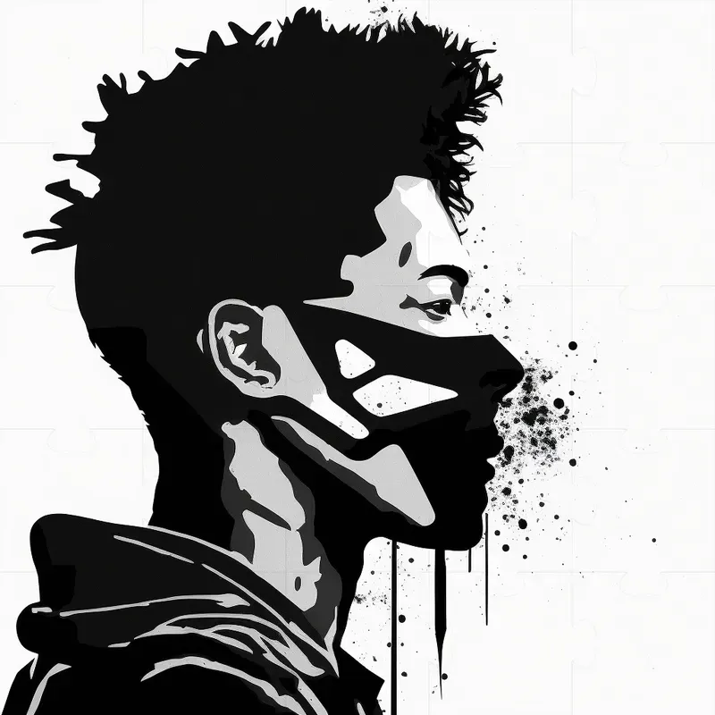 Stencil Art Illustrations