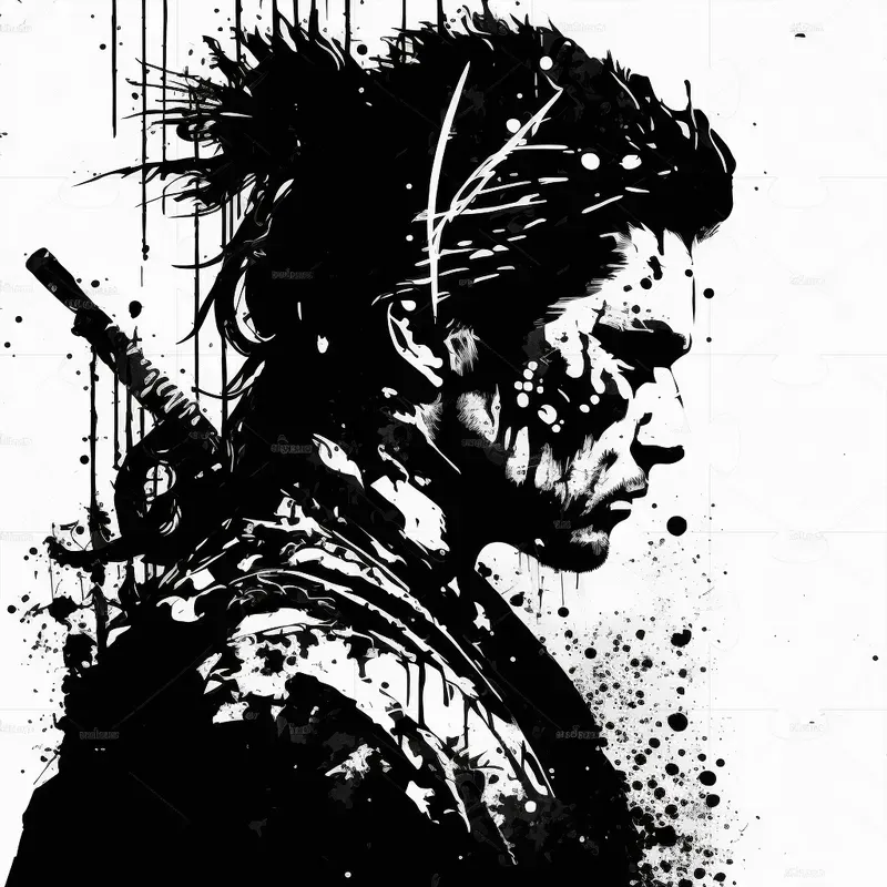Stencil Art Illustrations