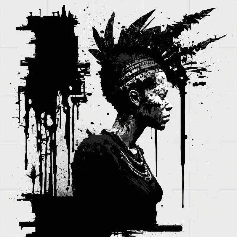 Stencil Art Illustrations