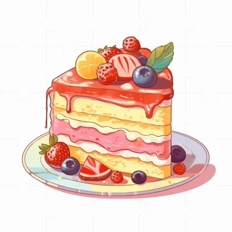 Pastel Food Illustrations