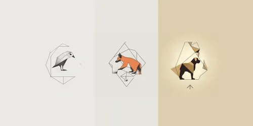 Polygon Minimal Tshirt Logo Designs generated by midjourney