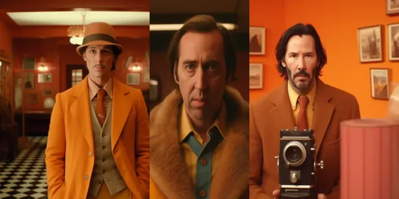 Wes Anderson Characters generated by undefined