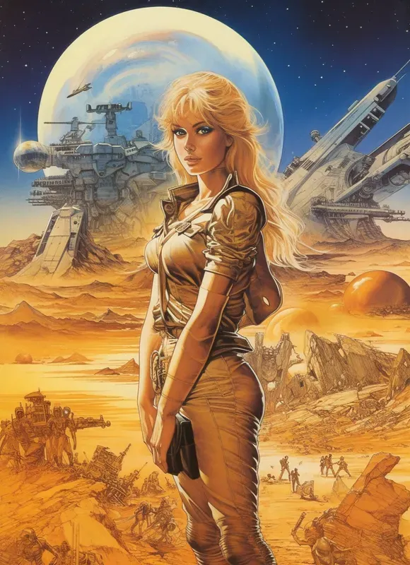 1980s Scifi Magazine Covers