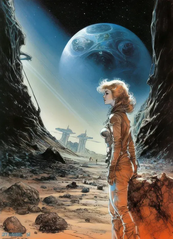 1980s Scifi Magazine Covers