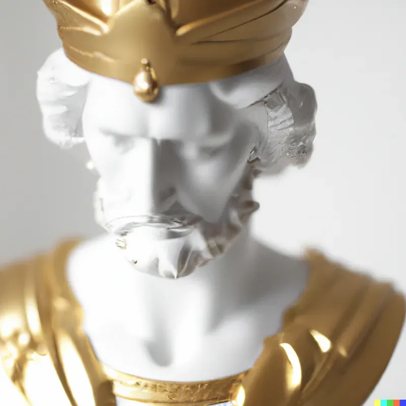 Golden Marble Busts