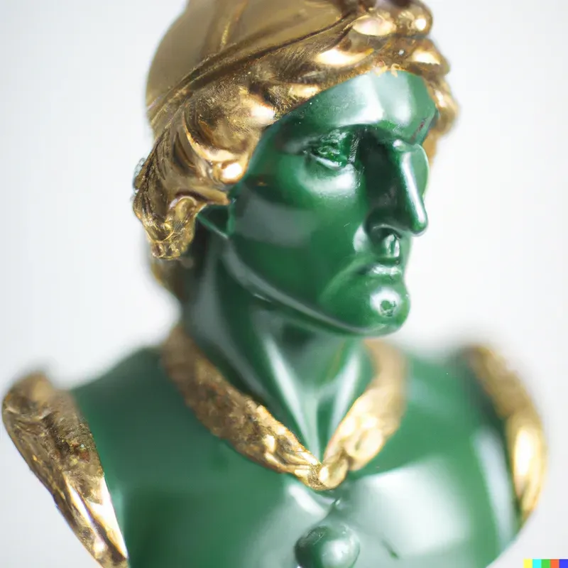 Golden Marble Busts