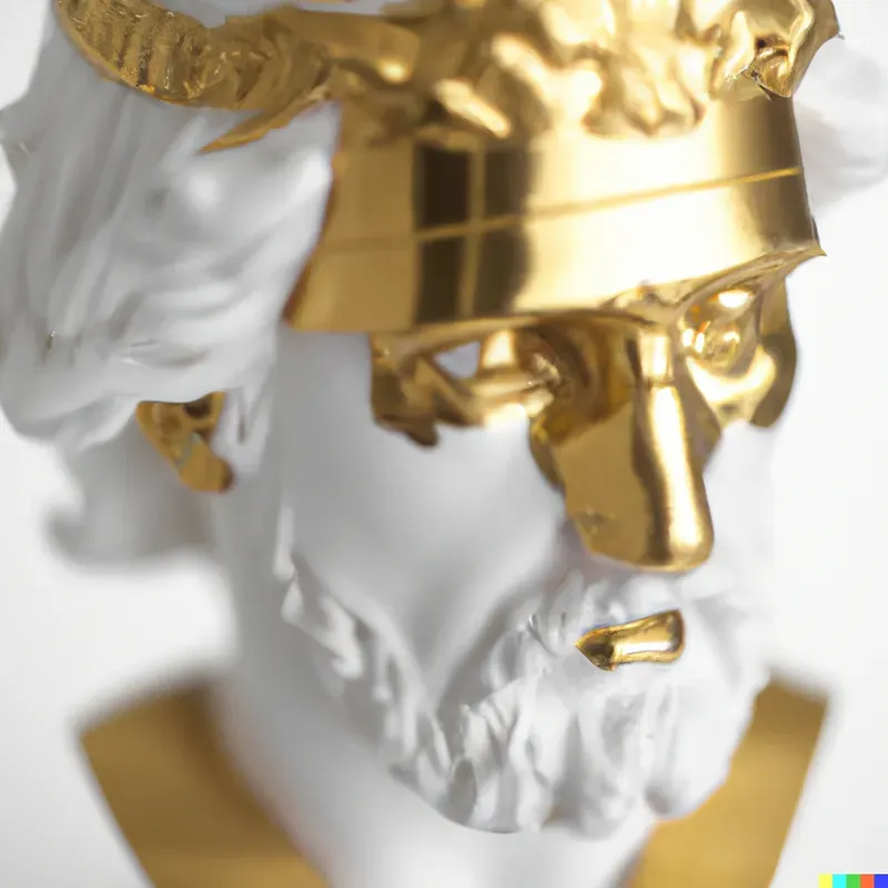 Golden Marble Busts