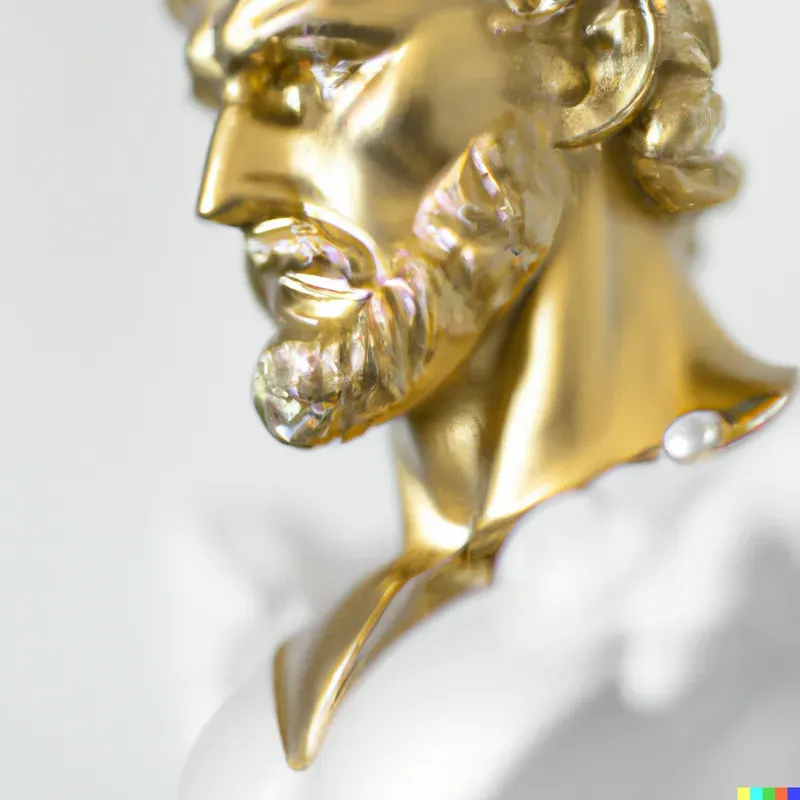 Golden Marble Busts