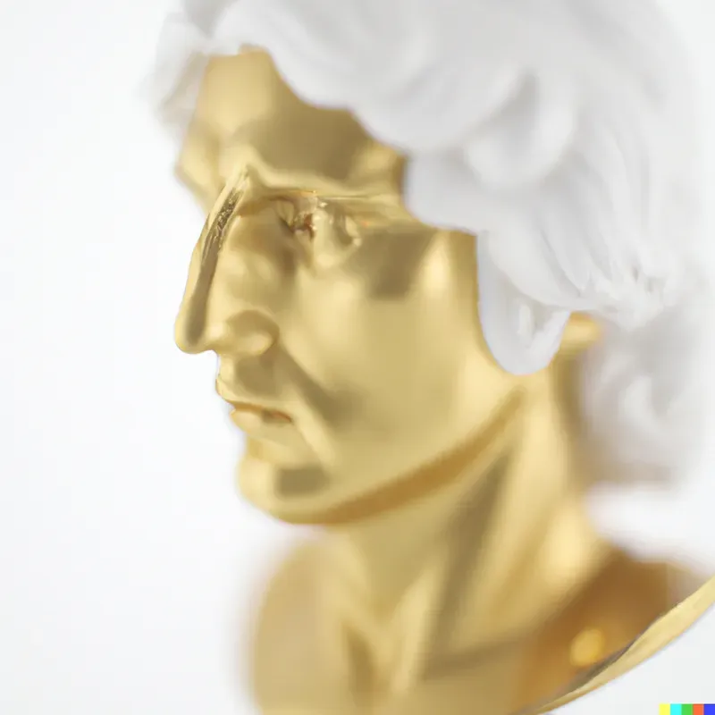 Golden Marble Busts