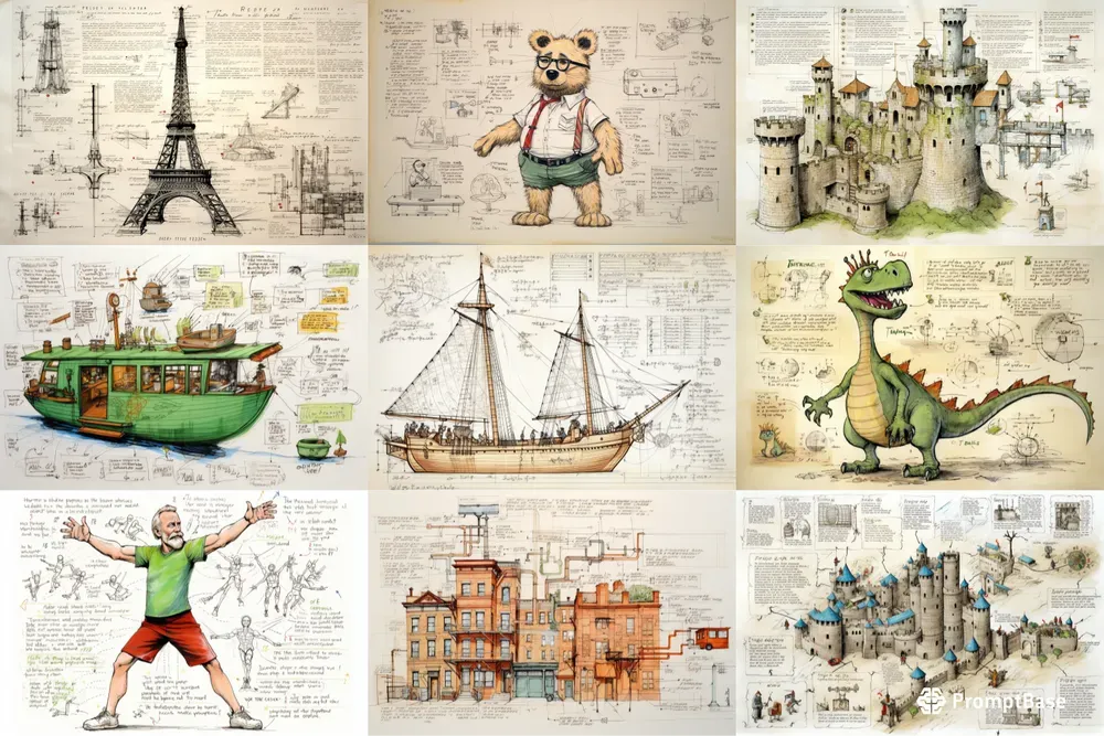 Beautiful Educational Drawings Diagrams