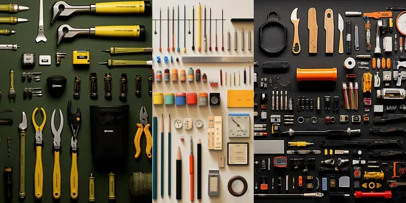 Knolling Compositions generated by undefined
