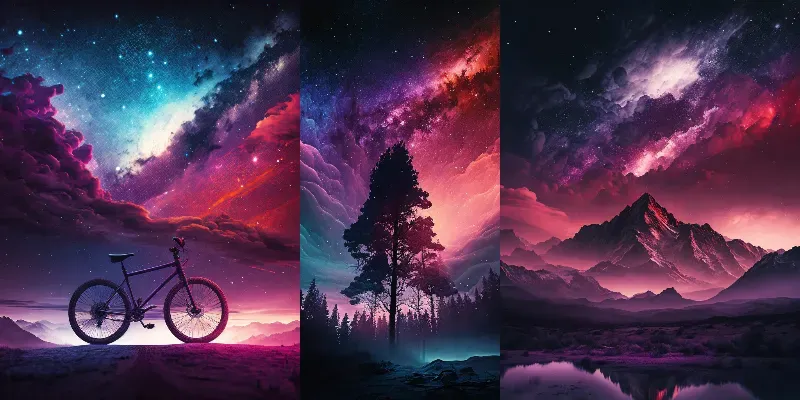 Beautiful Purple Color Wallpapers generated by undefined