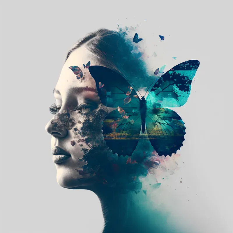 Double Exposure Portraits