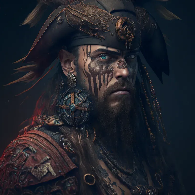 Cyberpunk Viking Pirates