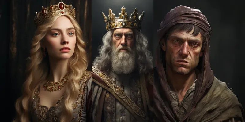 Medieval Realistic Animated Portraits generated by undefined