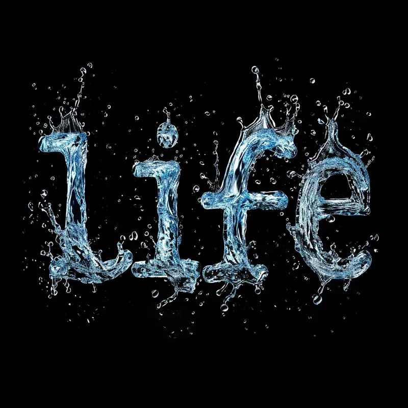 Fluid Water Fonts For Text