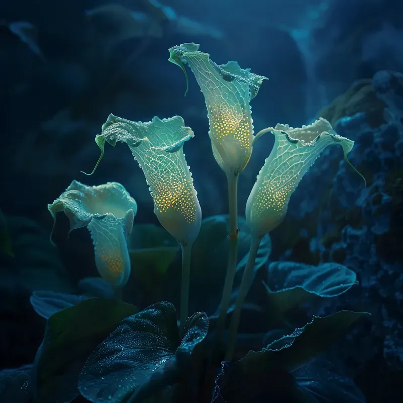 Ultrarealistic Special Alien Plant Photo