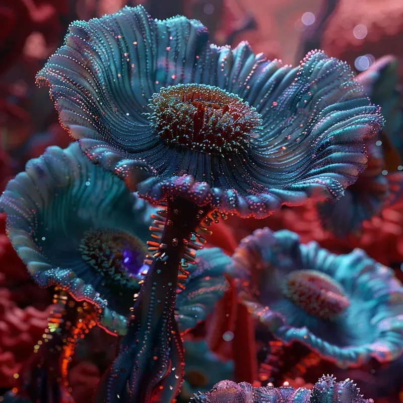 Ultrarealistic Special Alien Plant Photo