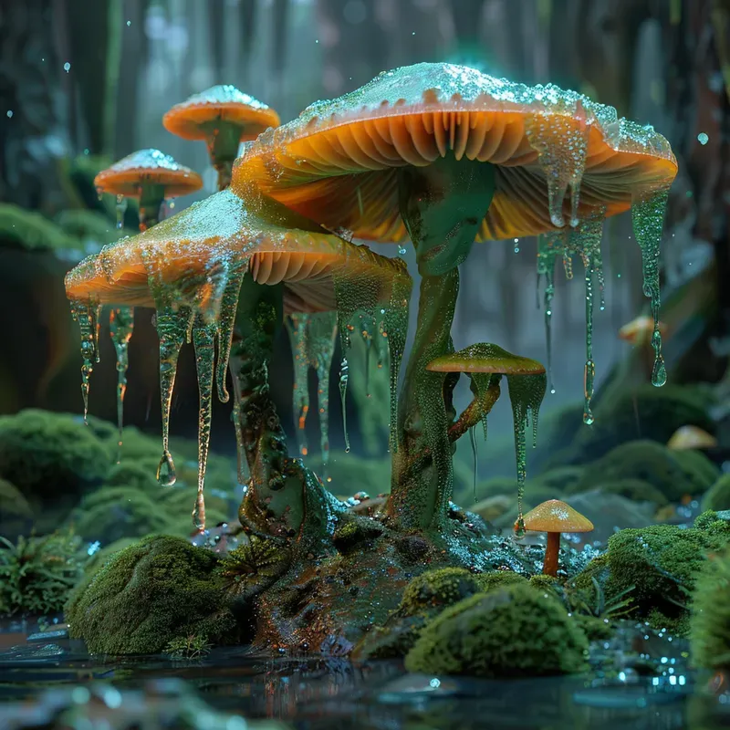 Ultrarealistic Special Alien Plant Photo