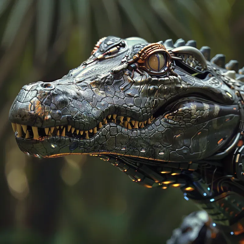 Realistic Cyborg Animal Illustrations