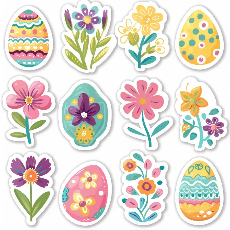 Sweet Simple Easter Sticker Set
