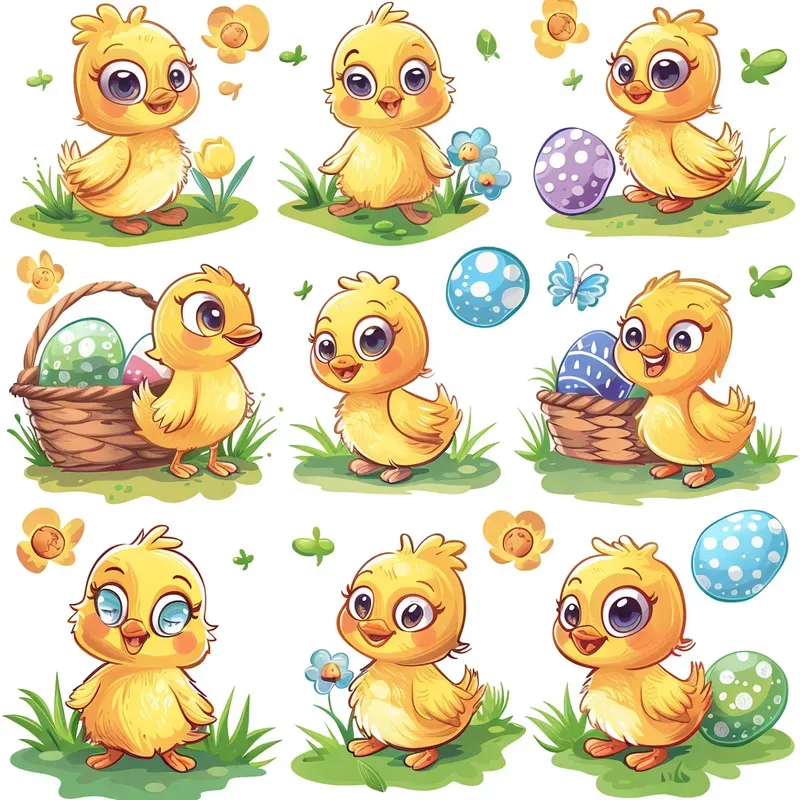 Sweet Simple Easter Sticker Set