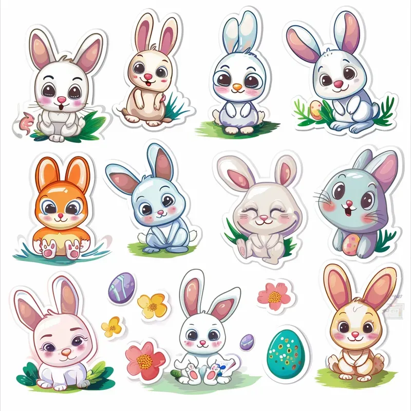 Sweet Simple Easter Sticker Set