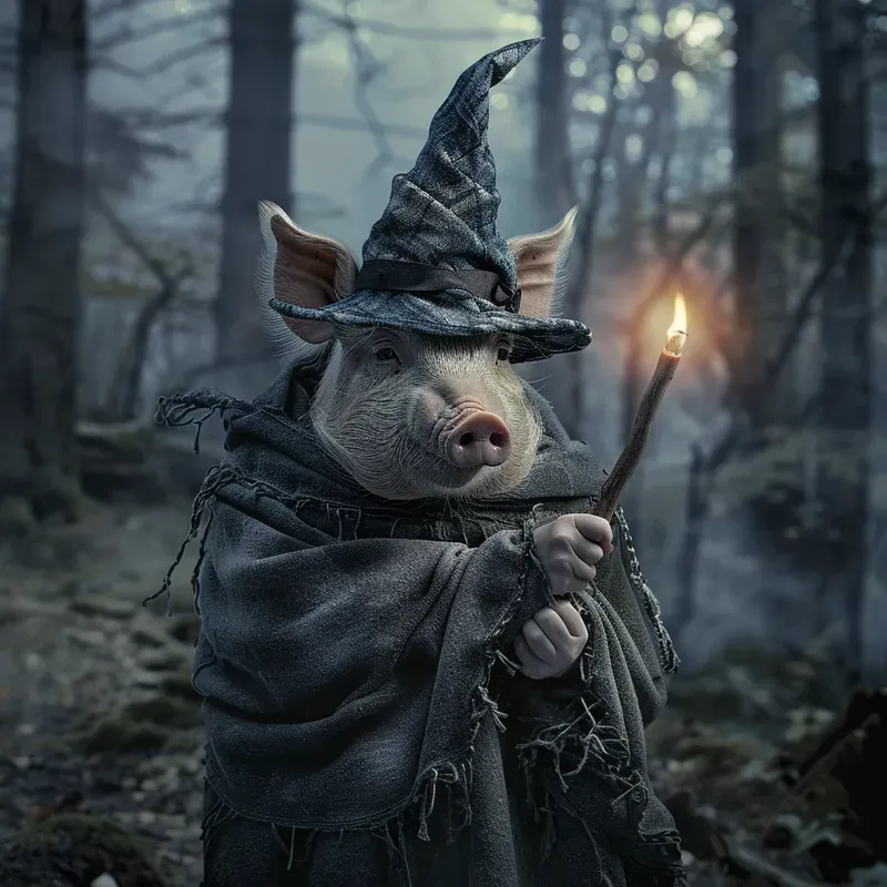 Realistic Magical Animal Wizards