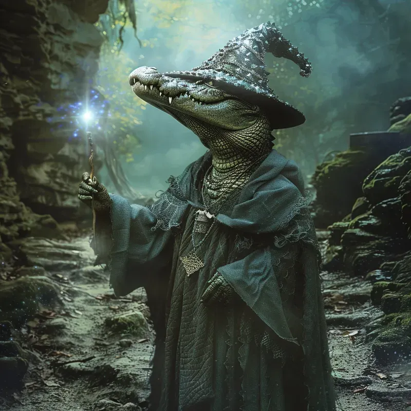 Realistic Magical Animal Wizards