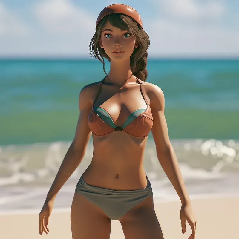 3D Animated Video Character Model