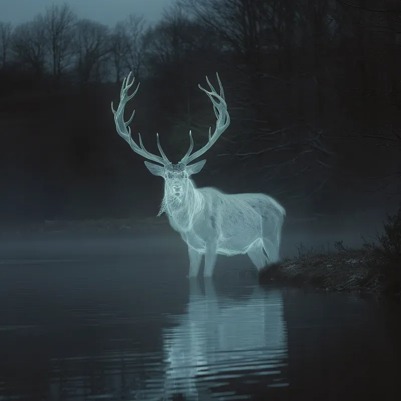 Fantasy Ghostly Spirit Animals