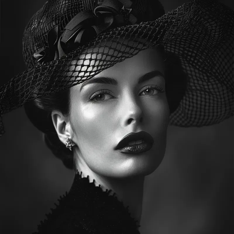Realistic Monochrome Portrait Photography