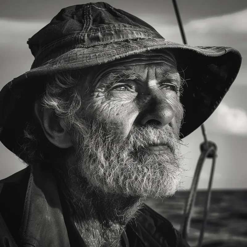 Realistic Monochrome Portrait Photography