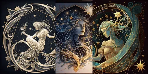 Virgo Zodiac Signs generated by midjourney