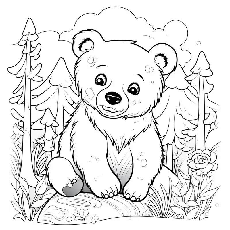 Coloring Book Animals Pages For Children