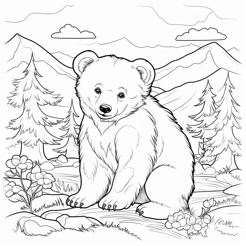 Coloring Book Animals Pages For Children
